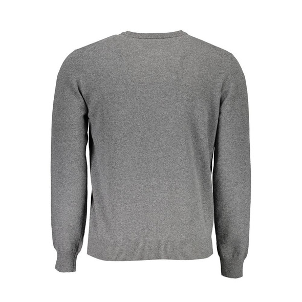 Harmont & Blaine Gray Wool Sweater HA-15650 Harmont & Blaine Gray Wool Sweater HA-15650