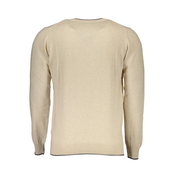 North Sails Beige Wool Sweater NO-16255 North Sails Beige Wool Sweater NO-16255