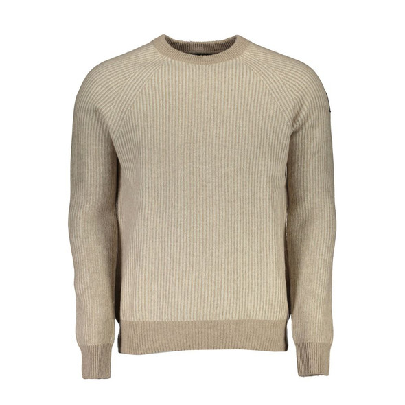 North Sails Beige Wool Sweater NO-16270 North Sails Beige Wool Sweater NO-16270