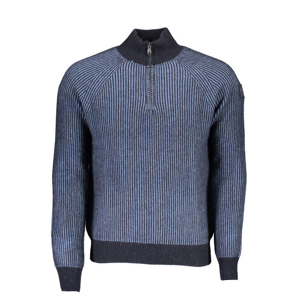 North Sails Blue Wool Sweater NO-16272 North Sails Blue Wool Sweater NO-16272