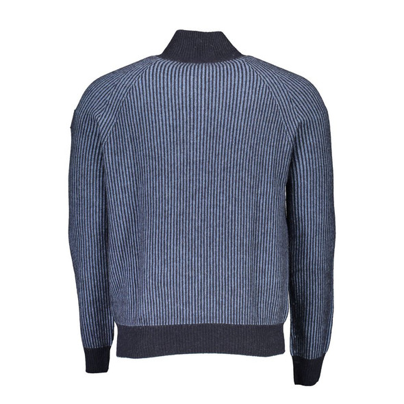 North Sails Blue Wool Sweater NO-16272 North Sails Blue Wool Sweater NO-16272