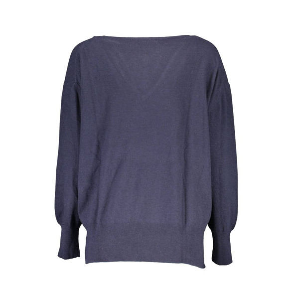 North Sails Blue Wool Sweater NO-16400 North Sails Blue Wool Sweater NO-16400