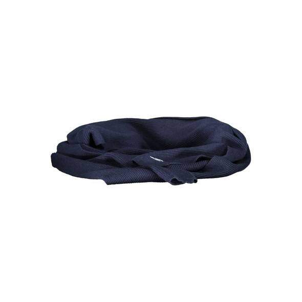North Sails Blue Cotton Scarf NO-16318 North Sails Blue Cotton Scarf NO-16318