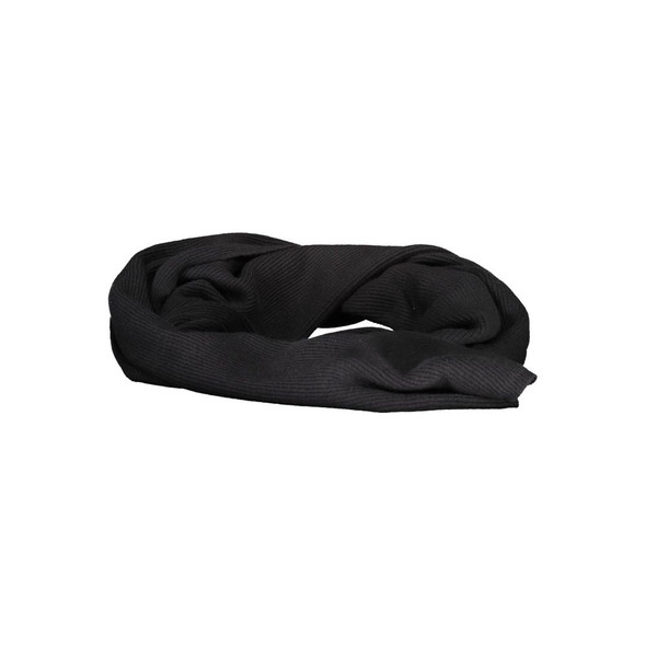North Sails Black Cotton Scarf NO-16319 North Sails Black Cotton Scarf NO-16319