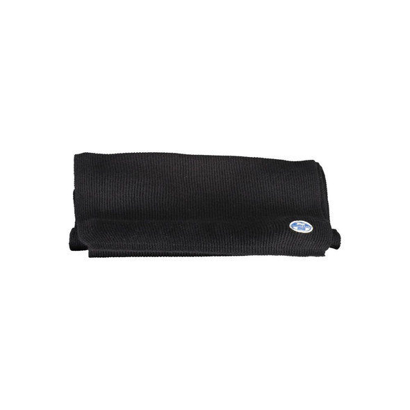 North Sails Black Cotton Scarf NO-16319 North Sails Black Cotton Scarf NO-16319