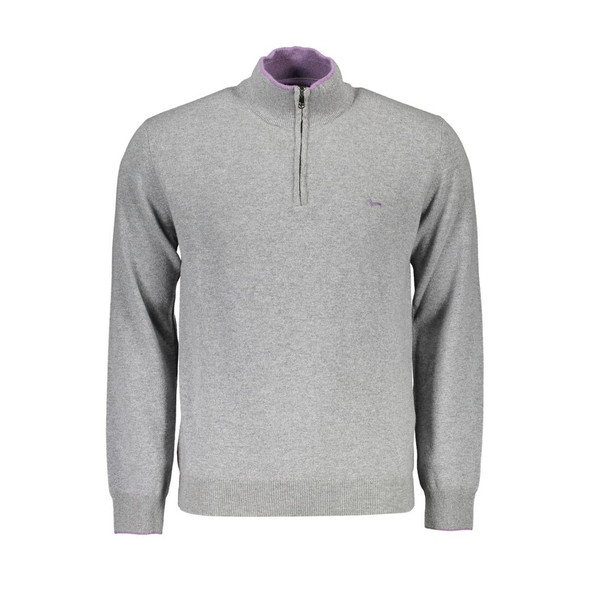 Harmont & Blaine Gray Wool Sweater HA-16419 Harmont & Blaine Gray Wool Sweater HA-16419