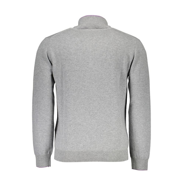 Harmont & Blaine Gray Wool Sweater HA-16419 Harmont & Blaine Gray Wool Sweater HA-16419