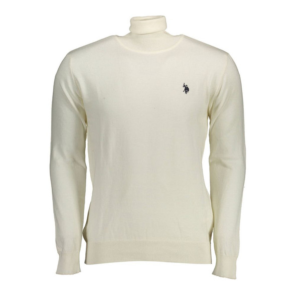 White Cotton Sweater US-16834 White Cotton Sweater US-16834