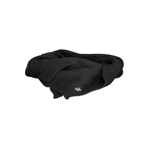 Black Wool Scarf US-16938 Black Wool Scarf US-16938