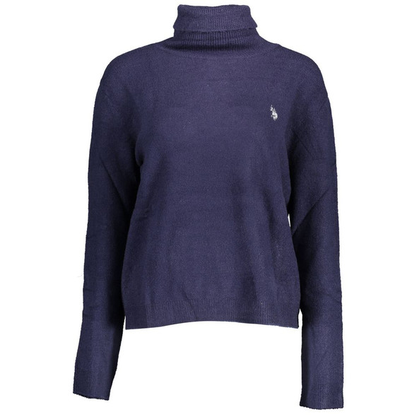 U.S. POLO ASSN. Blue Nylon Sweater US-16954 U.S. POLO ASSN. Blue Nylon Sweater US-16954