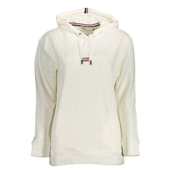 White Cotton Sweater US-16966 White Cotton Sweater US-16966