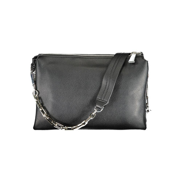 BYBLOS Black Polyethylene Handbag BY-17020 BYBLOS Black Polyethylene Handbag BY-17020