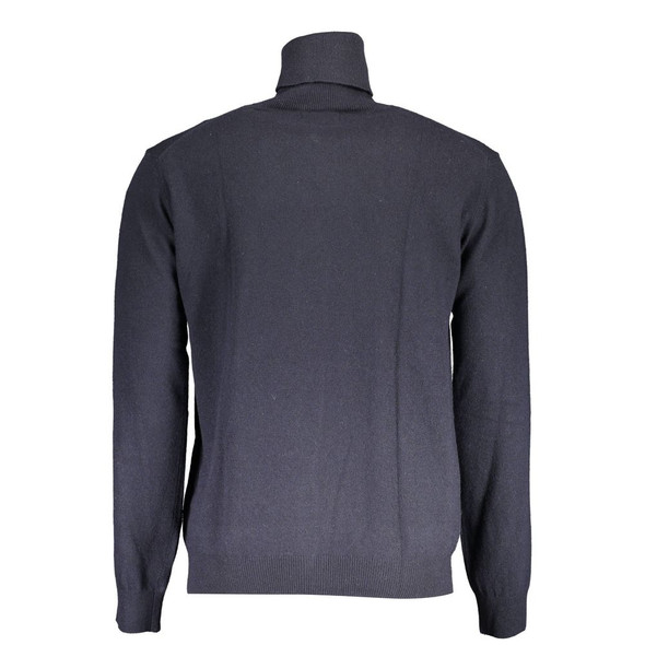La Martina Blue Wool Sweater LA-17149 La Martina Blue Wool Sweater LA-17149