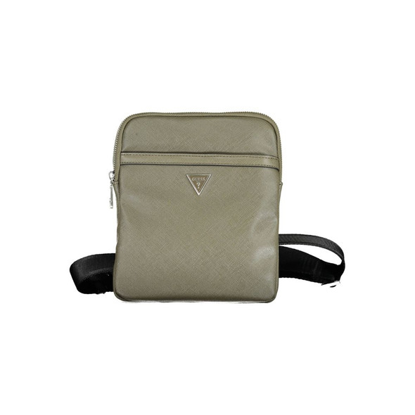 Guess Jeans Green Polyamide Shoulder Bag Guess Jeans Green Polyamide Shoulder Bag