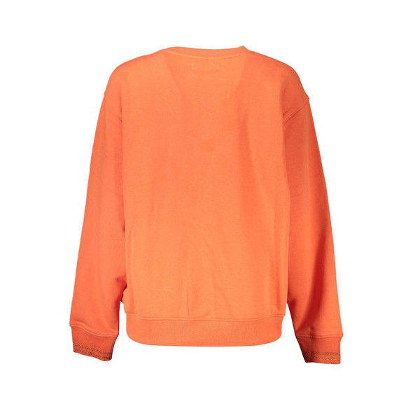 Desigual Orange Cotton Sweater Desigual Orange Cotton Sweater