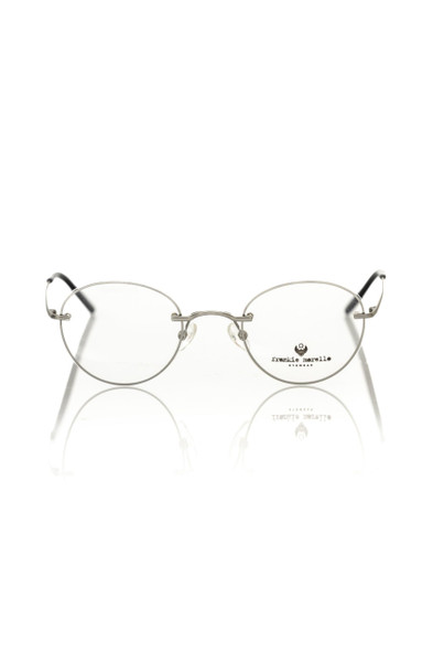 "Silver Metallic Unisex Eyeglass Frame" "Silver Metallic Unisex Eyeglass Frame"