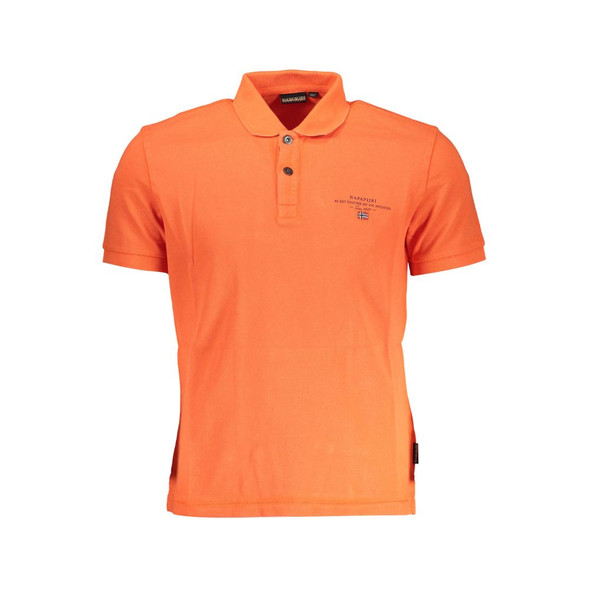 Napapijri Red Cotton Polo Shirt Napapijri Red Cotton Polo Shirt