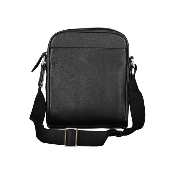 La Martina Black Leather Shoulder Bag La Martina Black Leather Shoulder Bag
