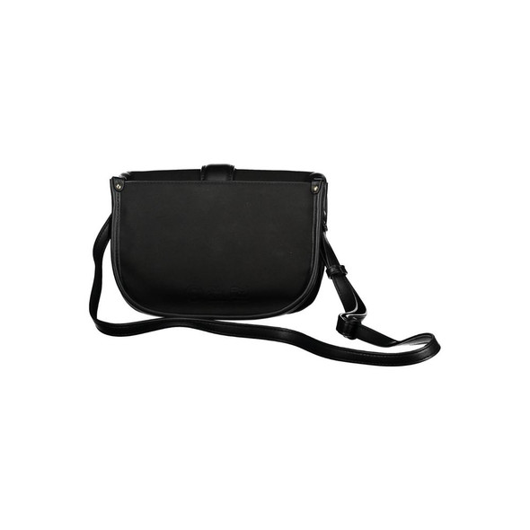 La Martina Black Polyethylene Handbag LA-20556 La Martina Black Polyethylene Handbag LA-20556