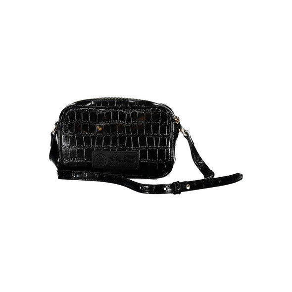 La Martina Black Polyethylene Handbag LA-20567 La Martina Black Polyethylene Handbag LA-20567