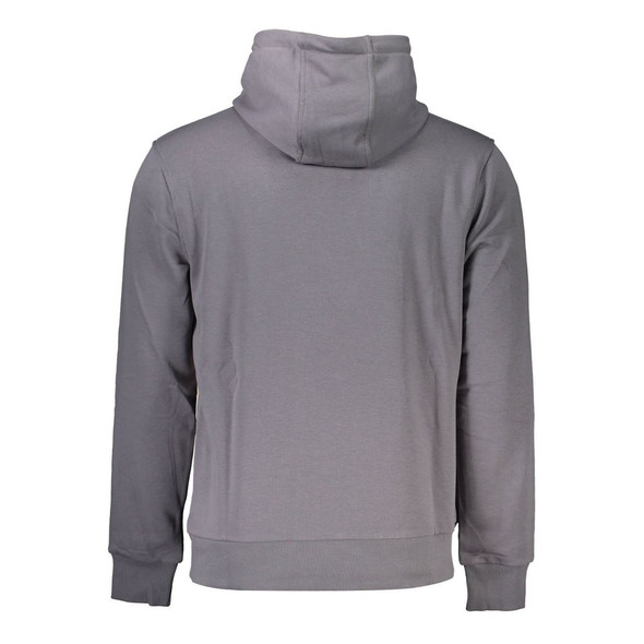 Cavalli Class Gray Cotton Sweater Cavalli Class Gray Cotton Sweater