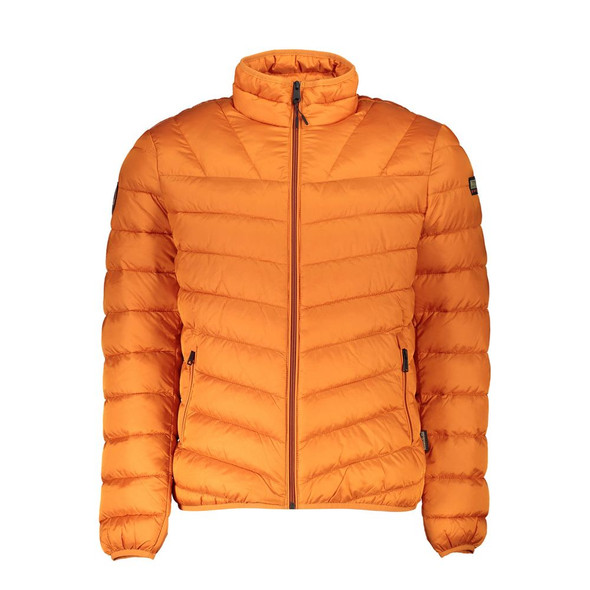 Napapijri Orange Polyamide Jacket Napapijri Orange Polyamide Jacket