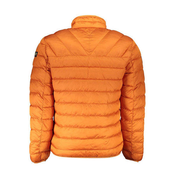 Napapijri Orange Polyamide Jacket Napapijri Orange Polyamide Jacket