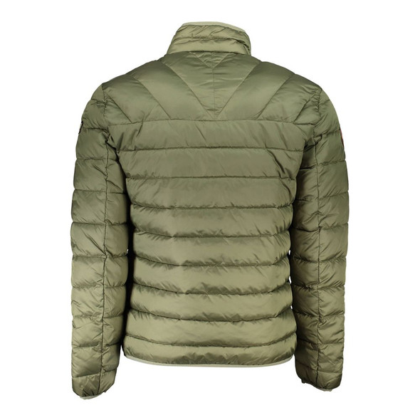 Napapijri Green Polyamide Jacket NA-21681 Napapijri Green Polyamide Jacket NA-21681