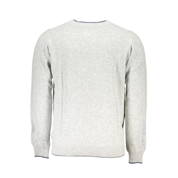 North Sails Gray Fabric Sweater NO-23351 North Sails Gray Fabric Sweater NO-23351