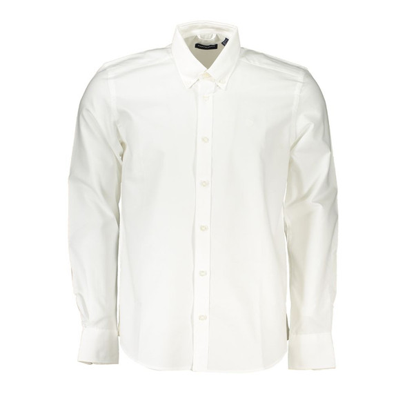 North Sails White Cotton Shirt NO-23648 North Sails White Cotton Shirt NO-23648