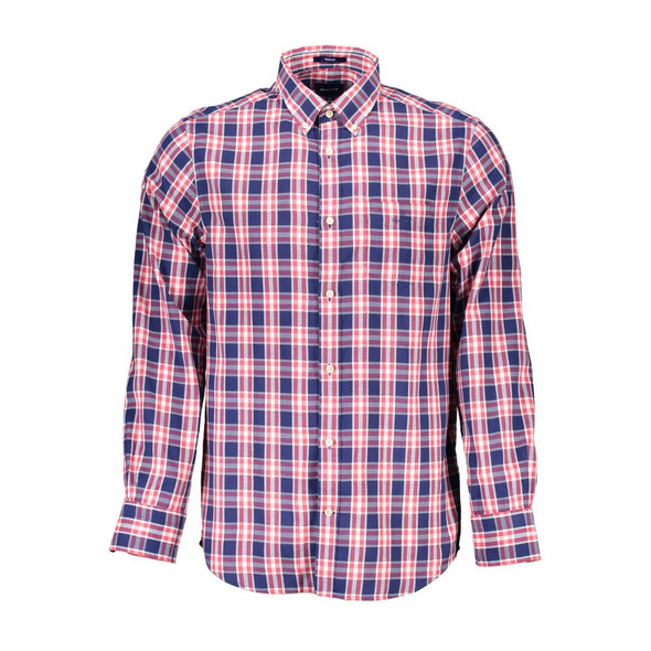 Gant Blue Cotton Shirt GA-24062 Gant Blue Cotton Shirt GA-24062
