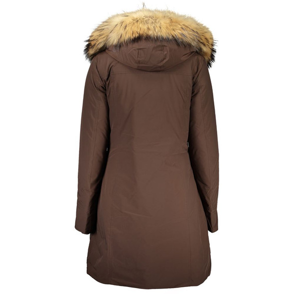 Woolrich Brown Cotton Jackets & Coat Woolrich Brown Cotton Jackets & Coat