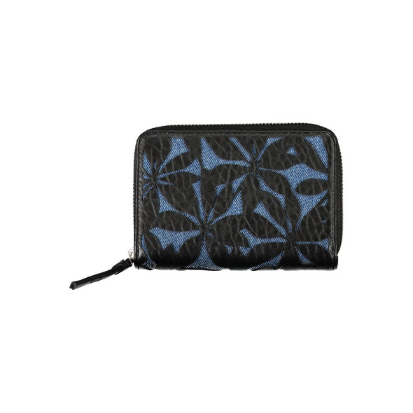 Desigual Black Polyethylene Wallet Desigual Black Polyethylene Wallet