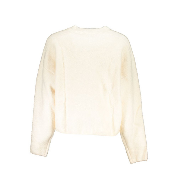 Desigual White Fabric Sweater Desigual White Fabric Sweater