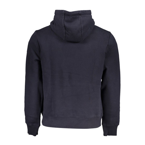 Napapijri Blue Cotton Sweater NA-25328 Napapijri Blue Cotton Sweater NA-25328