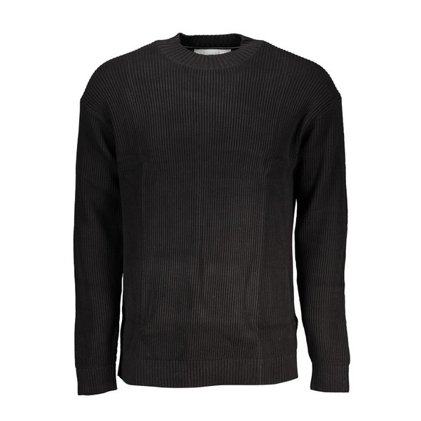 Black Cotton Sweater CA-25449 Black Cotton Sweater CA-25449