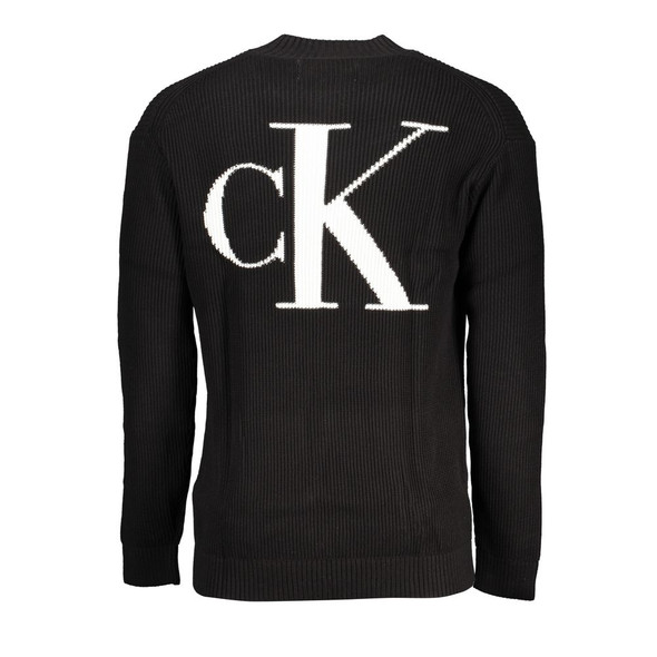 Black Cotton Sweater CA-25449 Black Cotton Sweater CA-25449