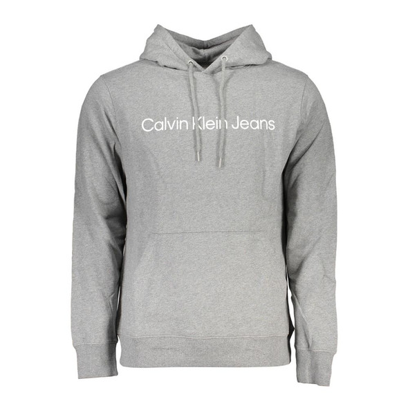 Calvin Klein Gray Cotton Sweater CA-26212 Calvin Klein Gray Cotton Sweater CA-26212