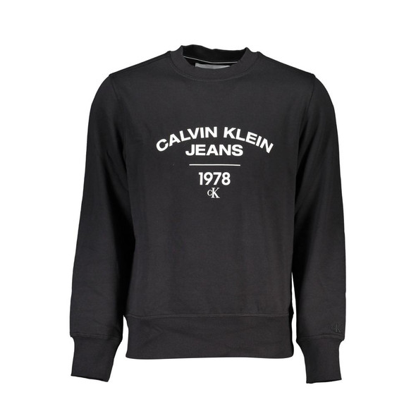 Black Cotton Sweater CA-26297 Black Cotton Sweater CA-26297