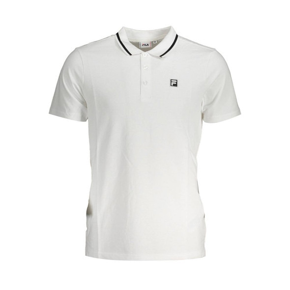 Fila White Cotton Polo Shirt Fila White Cotton Polo Shirt