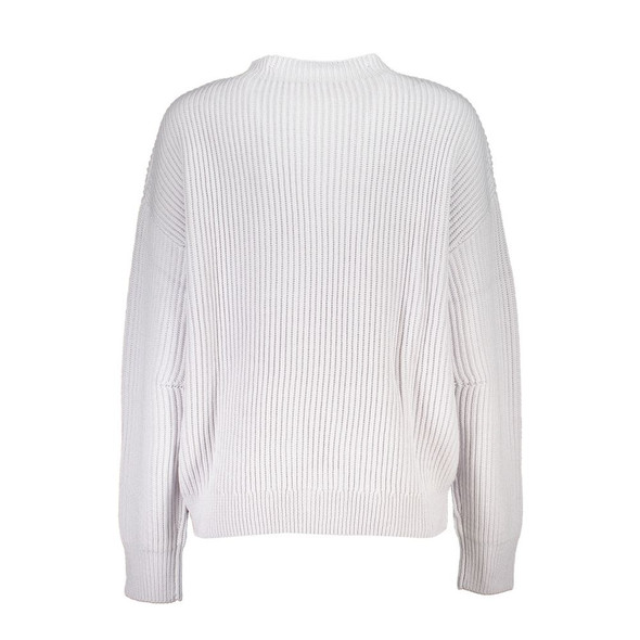 Patrizia Pepe Gray Fabric Sweater Patrizia Pepe Gray Fabric Sweater