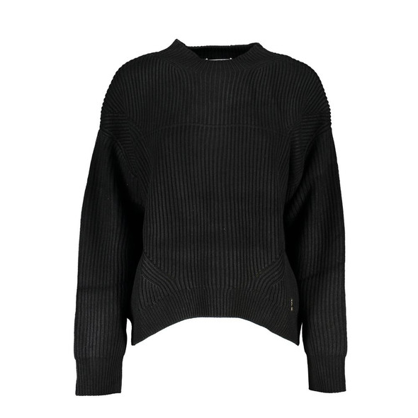 Patrizia Pepe Black Fabric Sweater PA-26491 Patrizia Pepe Black Fabric Sweater PA-26491