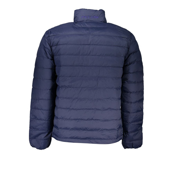 La Martina Blue Polyamide Jacket La Martina Blue Polyamide Jacket
