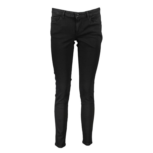 Black Cotton Jeans & Pant GU-27966 Black Cotton Jeans & Pant GU-27966