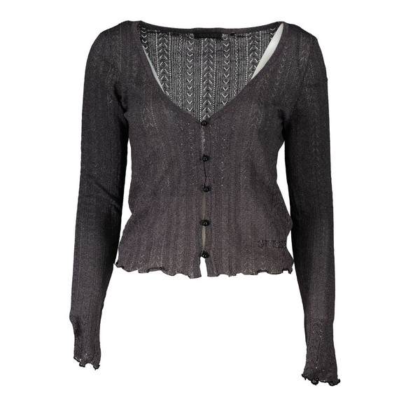 Guess Jeans Gray Viscose Sweater Guess Jeans Gray Viscose Sweater