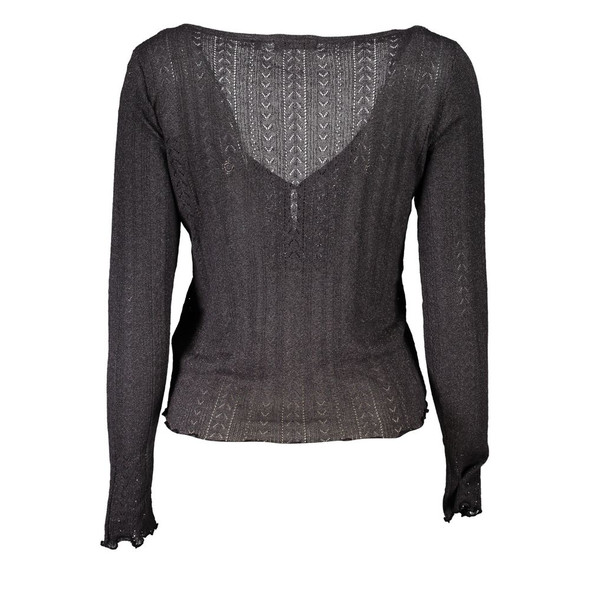 Guess Jeans Gray Viscose Sweater Guess Jeans Gray Viscose Sweater