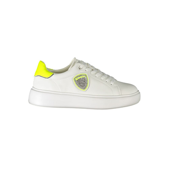 Blauer White Polyester Sneaker BL-29836 Blauer White Polyester Sneaker BL-29836