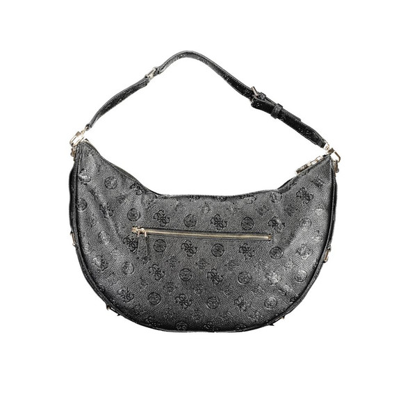 Guess Jeans Black Polyethylene Handbag GU-32201 Guess Jeans Black Polyethylene Handbag GU-32201