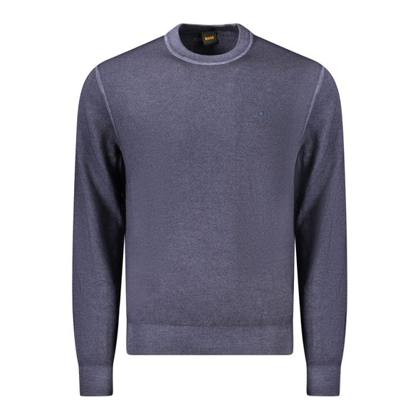 Hugo Boss Blue Wool Sweater Hugo Boss Blue Wool Sweater