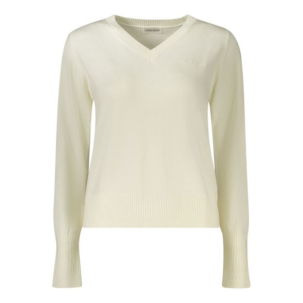 Guess Jeans White Wool Sweater Guess Jeans White Wool Sweater